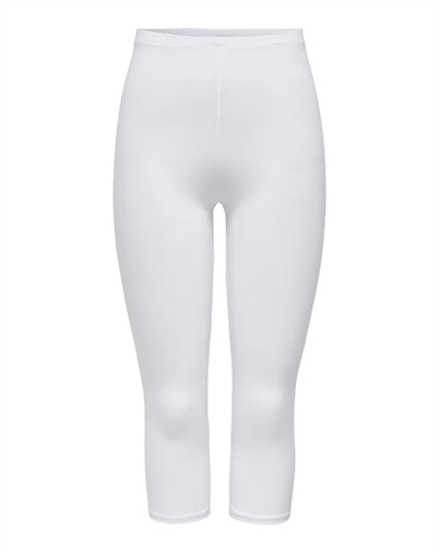 Only - Live Love 3/4 Leggings - White 
